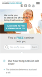 Mobile Screenshot of learnlivingtrust.com
